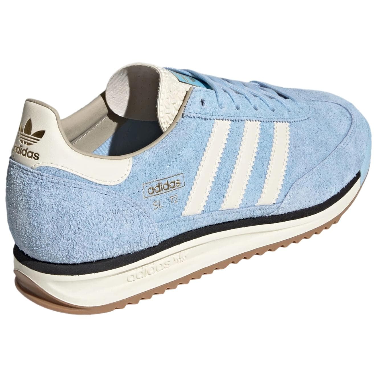 Кроссовки Adidas Originals SL 72 RS Повседневная обувь Небесно-синий Бежевый Основной черный Мужской - изображение 5