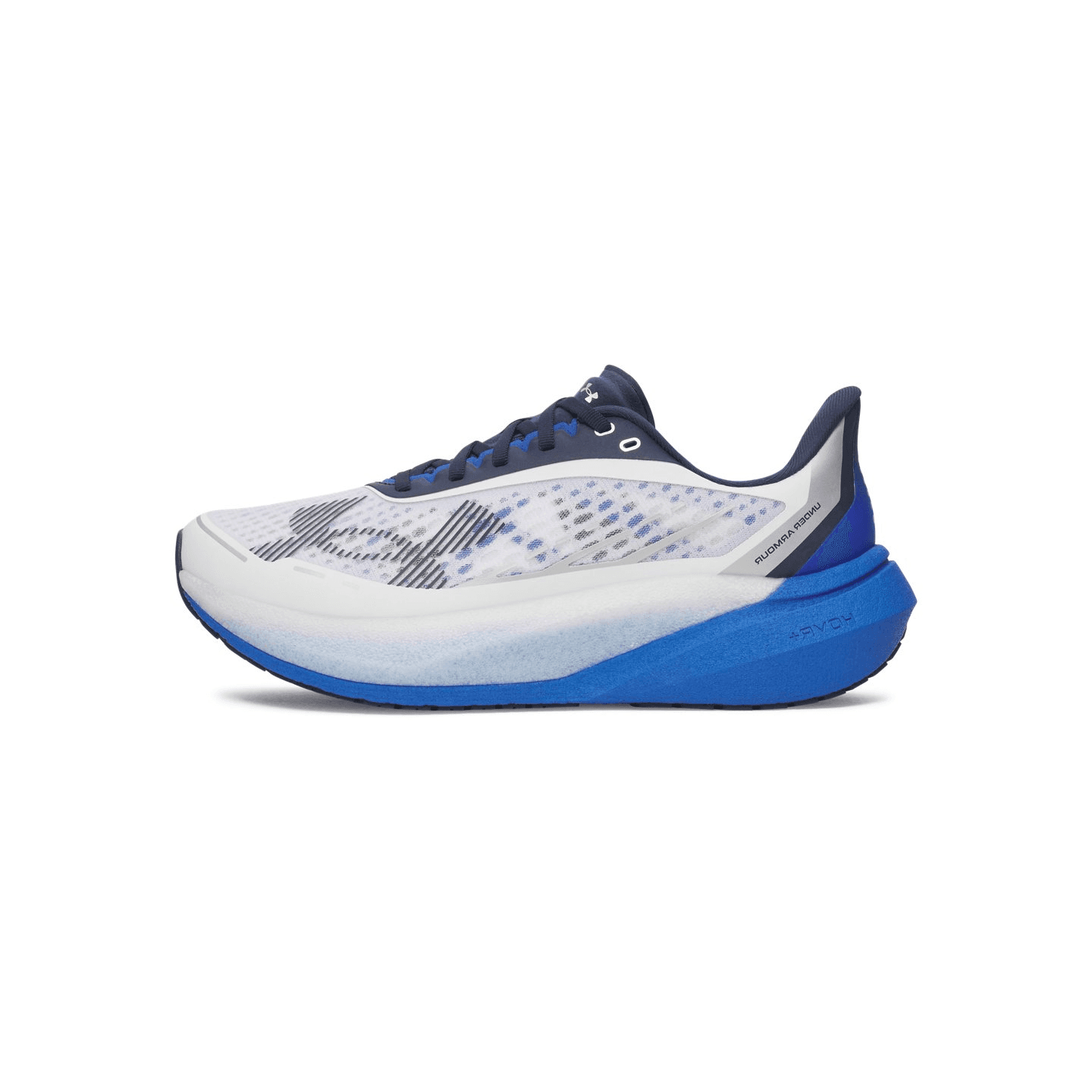 Кроссовки для бега Under Armour Velociti Distance Беговые кроссовки Низкий Топ Белый Team Royal Синий Коллегиальный синий Мужской - изображение 1