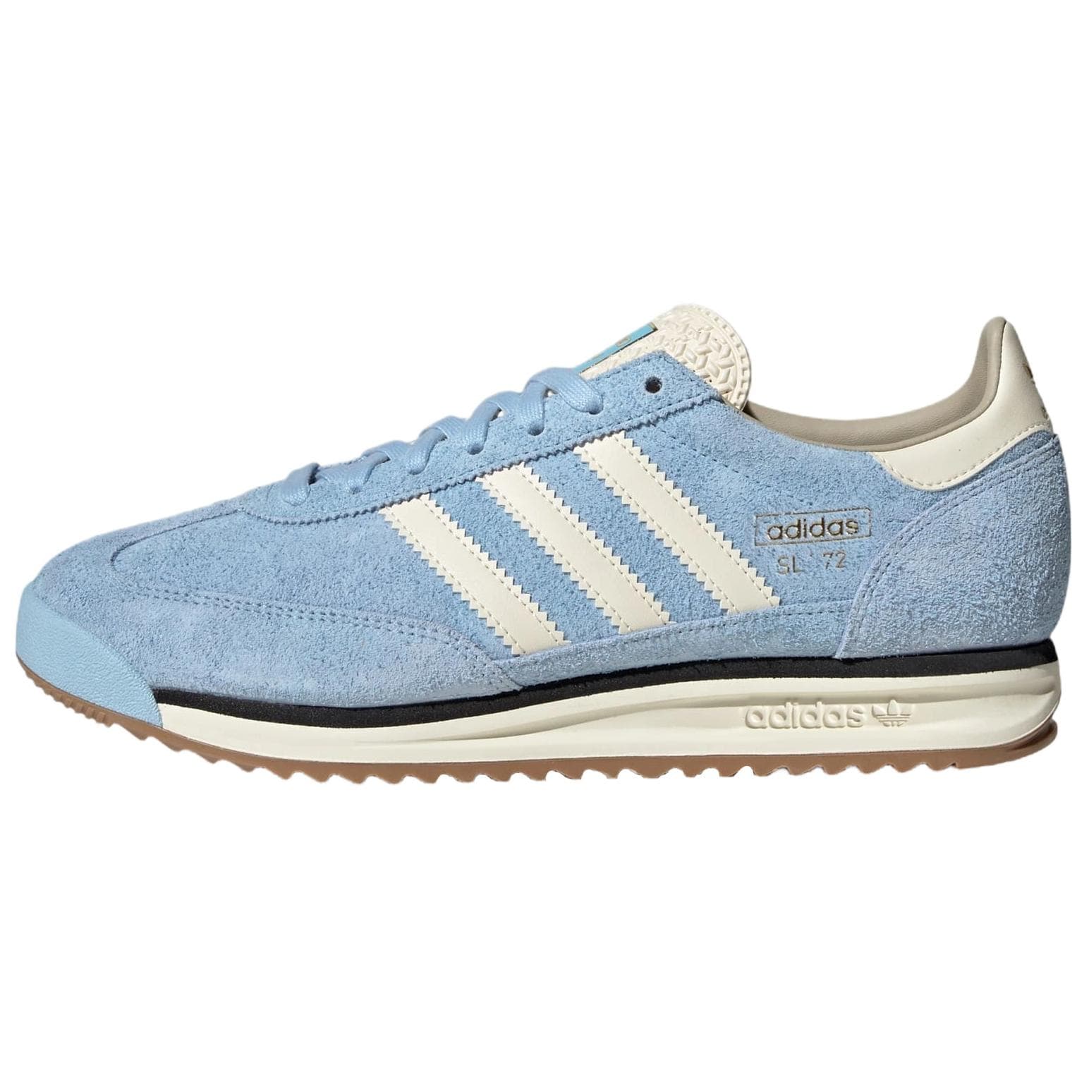 Кроссовки Adidas Originals SL 72 RS Повседневная обувь Небесно-синий Бежевый Основной черный Мужской - изображение 1