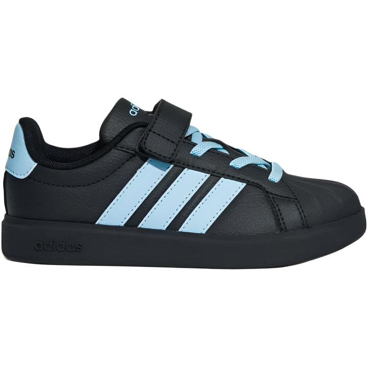 Кроссовки Adidas STREETTALK Детская Скейтбординг Обувь Черный Ледяной Синий Kids - изображение 2