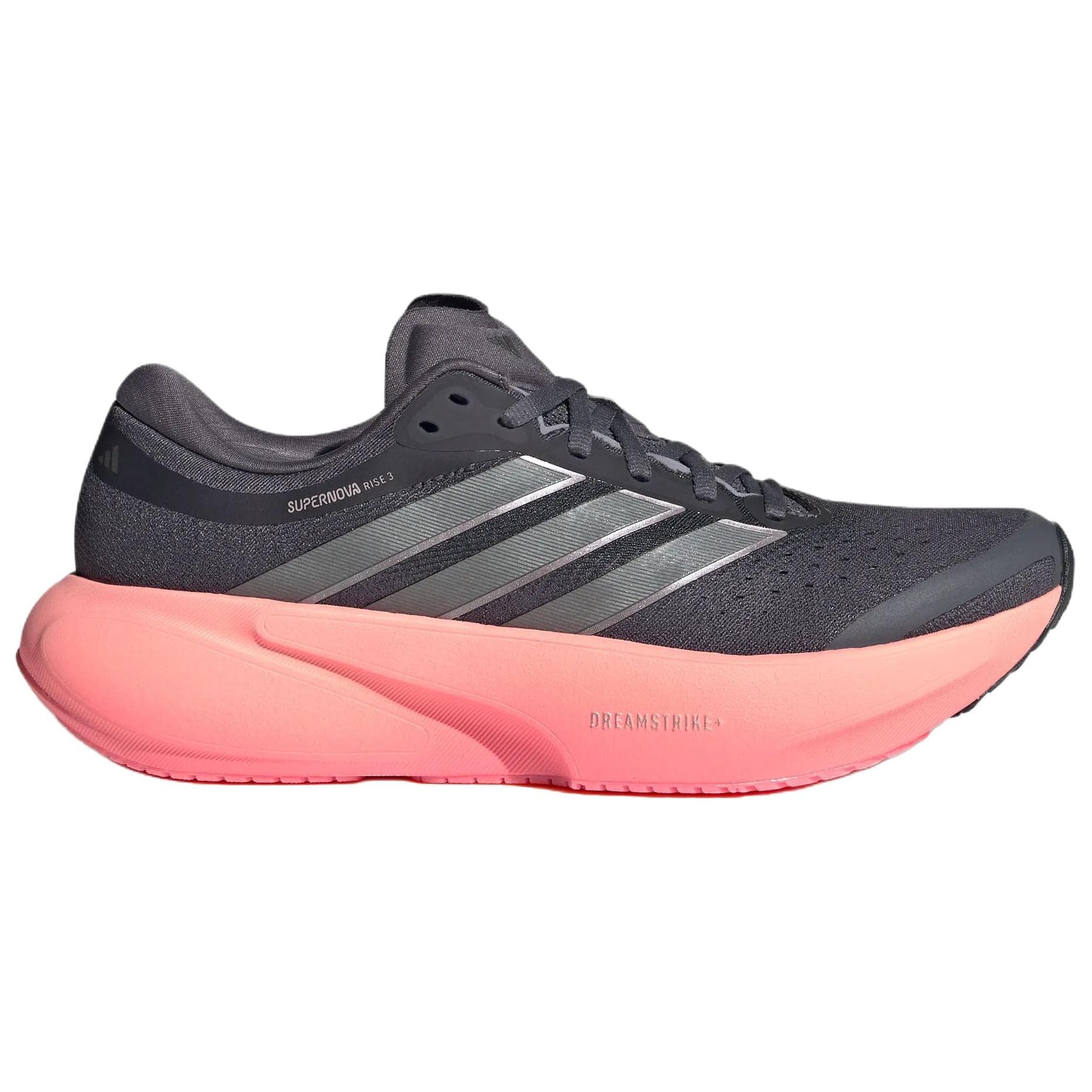 Кроссовки для бега Adidas SUPERNOVA RISE 3 Беговые кроссовки Aurora Серый Неоново-красный Женские - изображение 2
