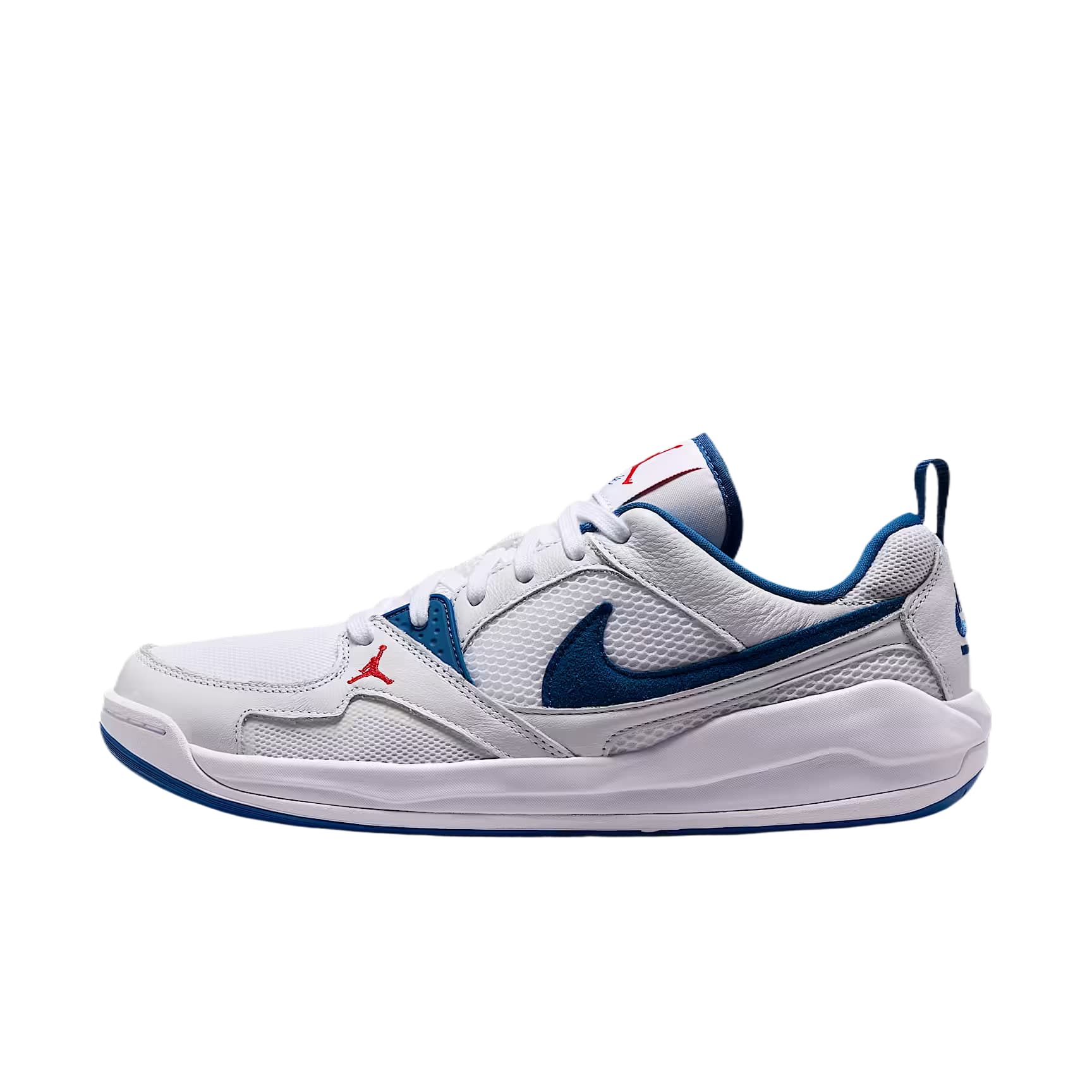 Кроссовки Jordan Comfort Повседневная обувь Low Топ Белый True Синий Бразильский Красный Мужской - изображение 1