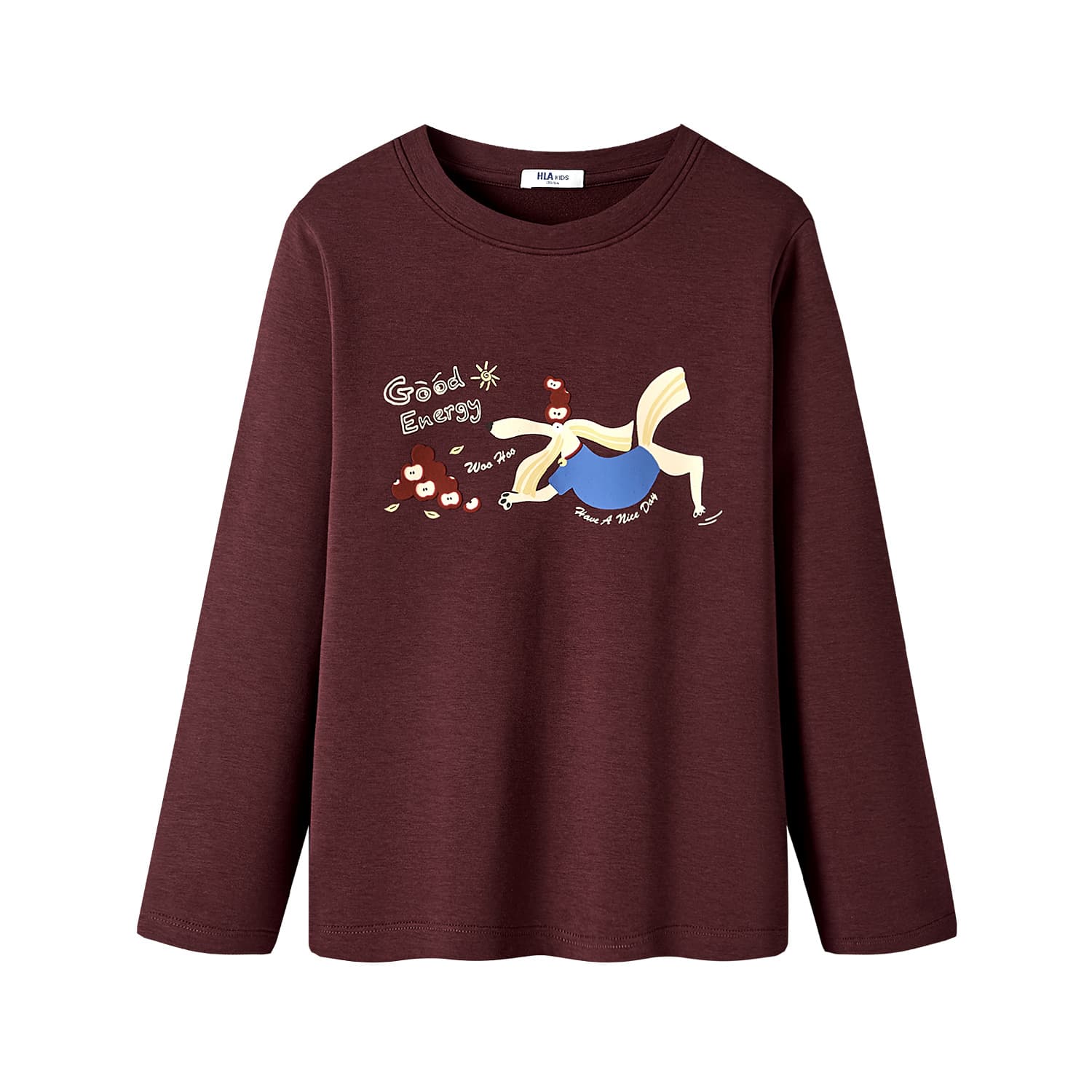 Футболка HLA Темно-красный 27 Kids T-рубашки - изображение 1