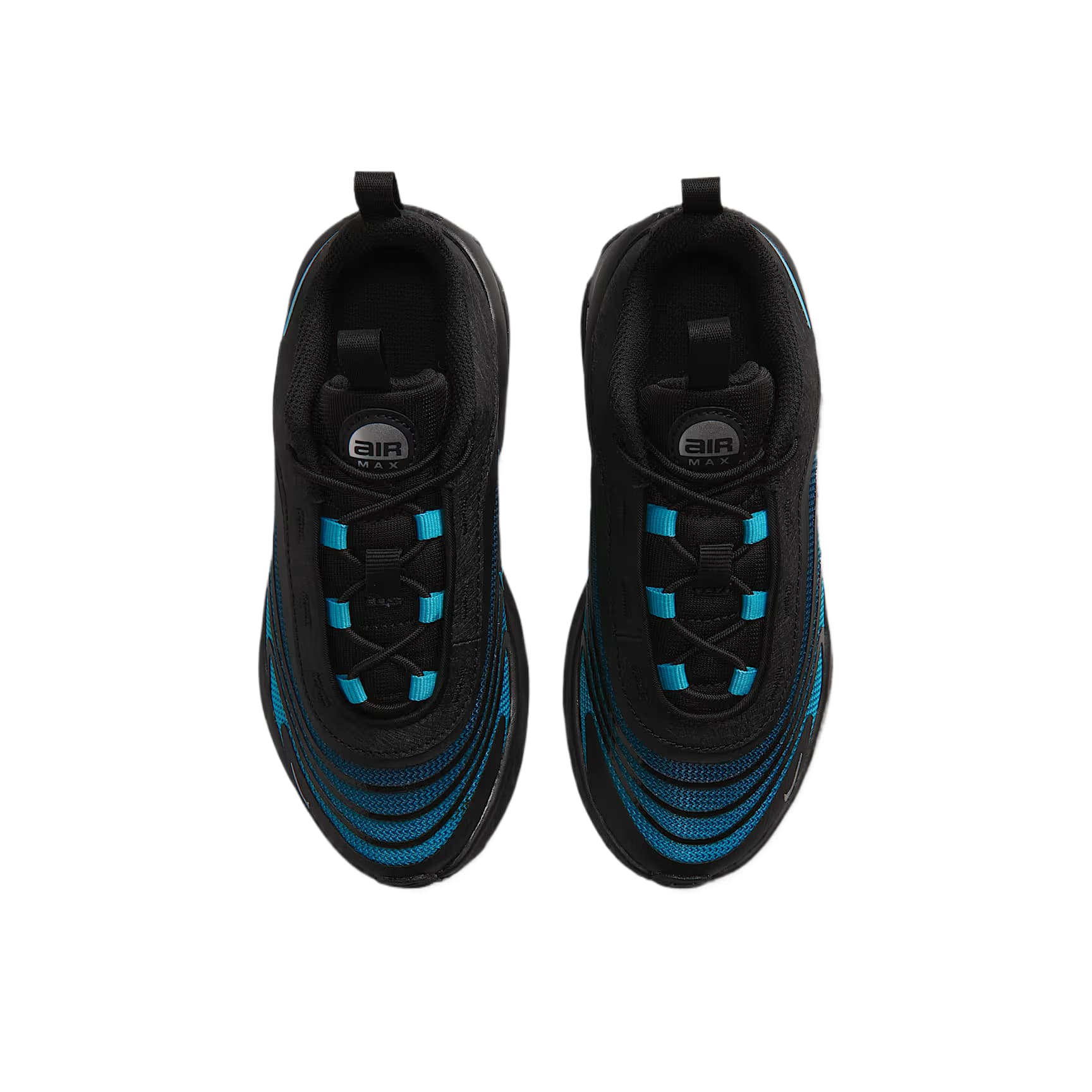 Кроссовки Nike Air MAX Пламя Детские беговые кроссовки Low Топ Черный золотой Серебряный Гамма-синий Kids - изображение 3