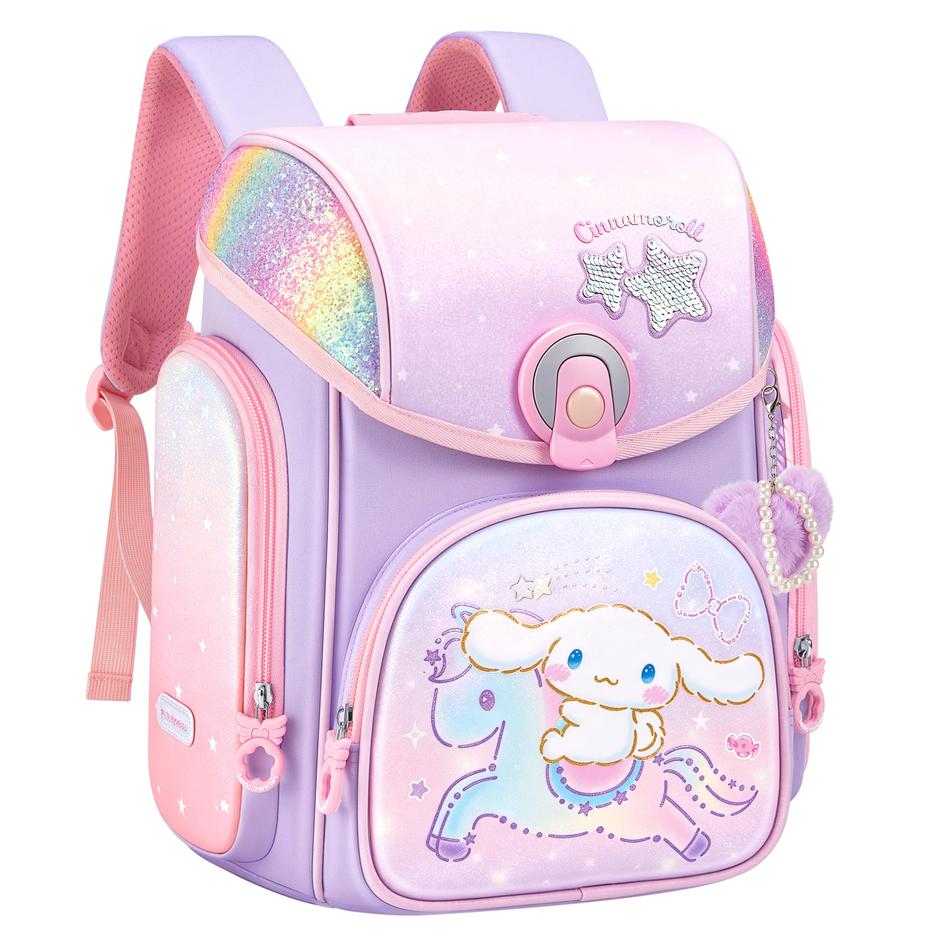 Sanrio Kuromi My Melody Полиэстер STUDENT Сумка Стандартная (Standard) Женская Многоцветная - изображение 1