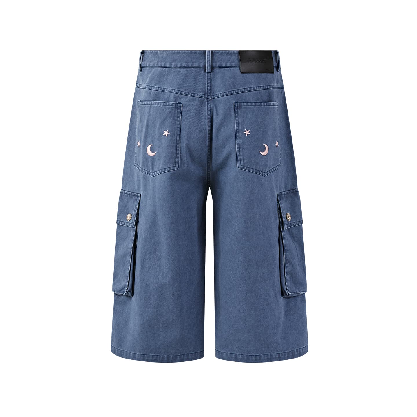 PASET Blue Men's Cargo Shorts PASET Синий Мужские Карго Шорты - изображение 2