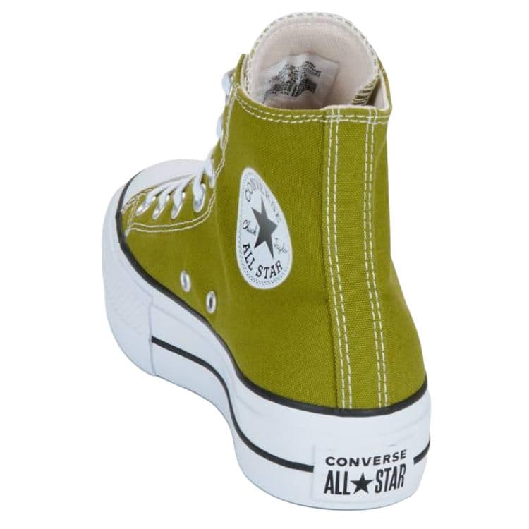 Кеды Converse Chuck Taylor All Star Lift Устойчивые к истиранию высокие кеды женские зеленые - изображение 6