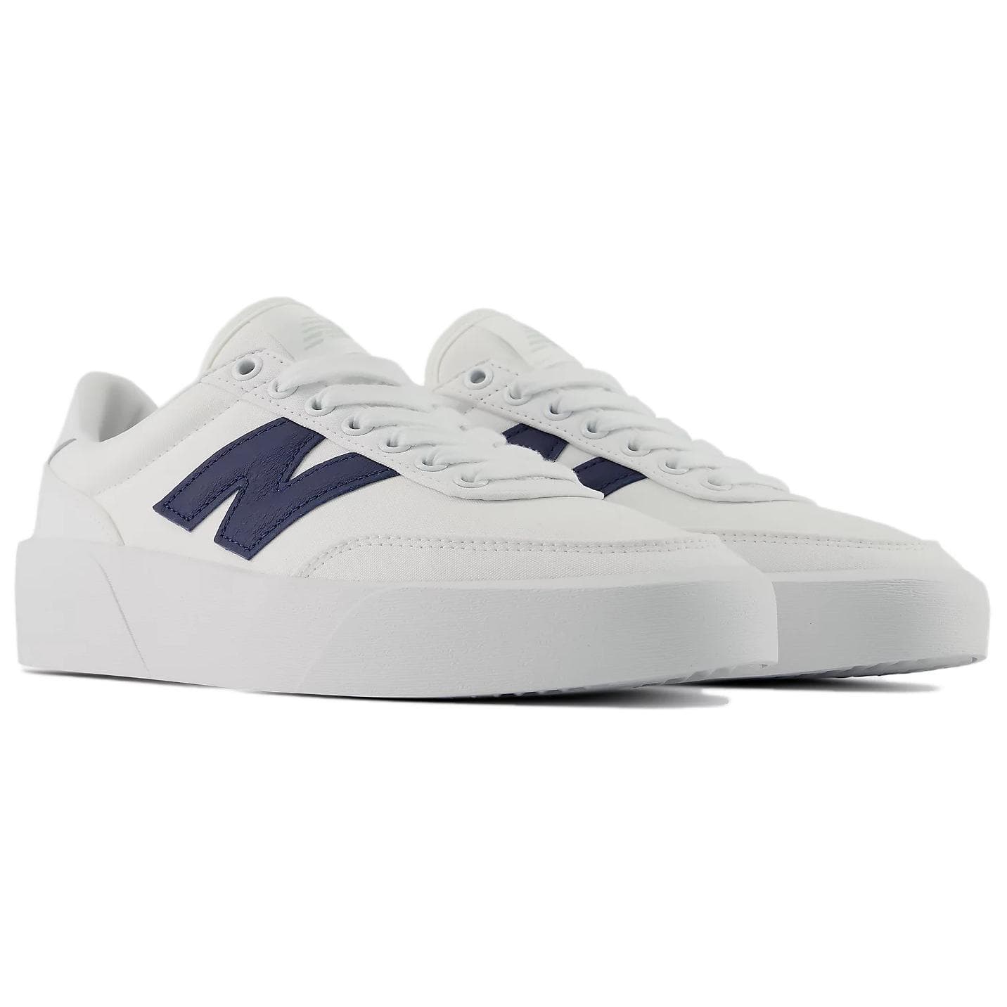Кроссовки New Balance NB 750 Canvas Low-Top Скейтборд Обувь Унисекс Белый - изображение 2