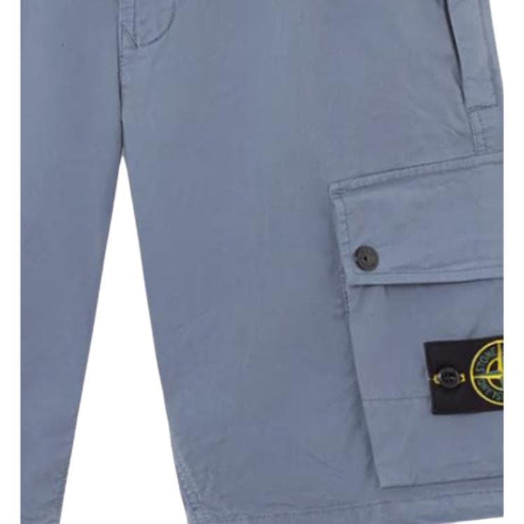 Stone Island Карго Шорты Мужские Avio Blue - изображение 5