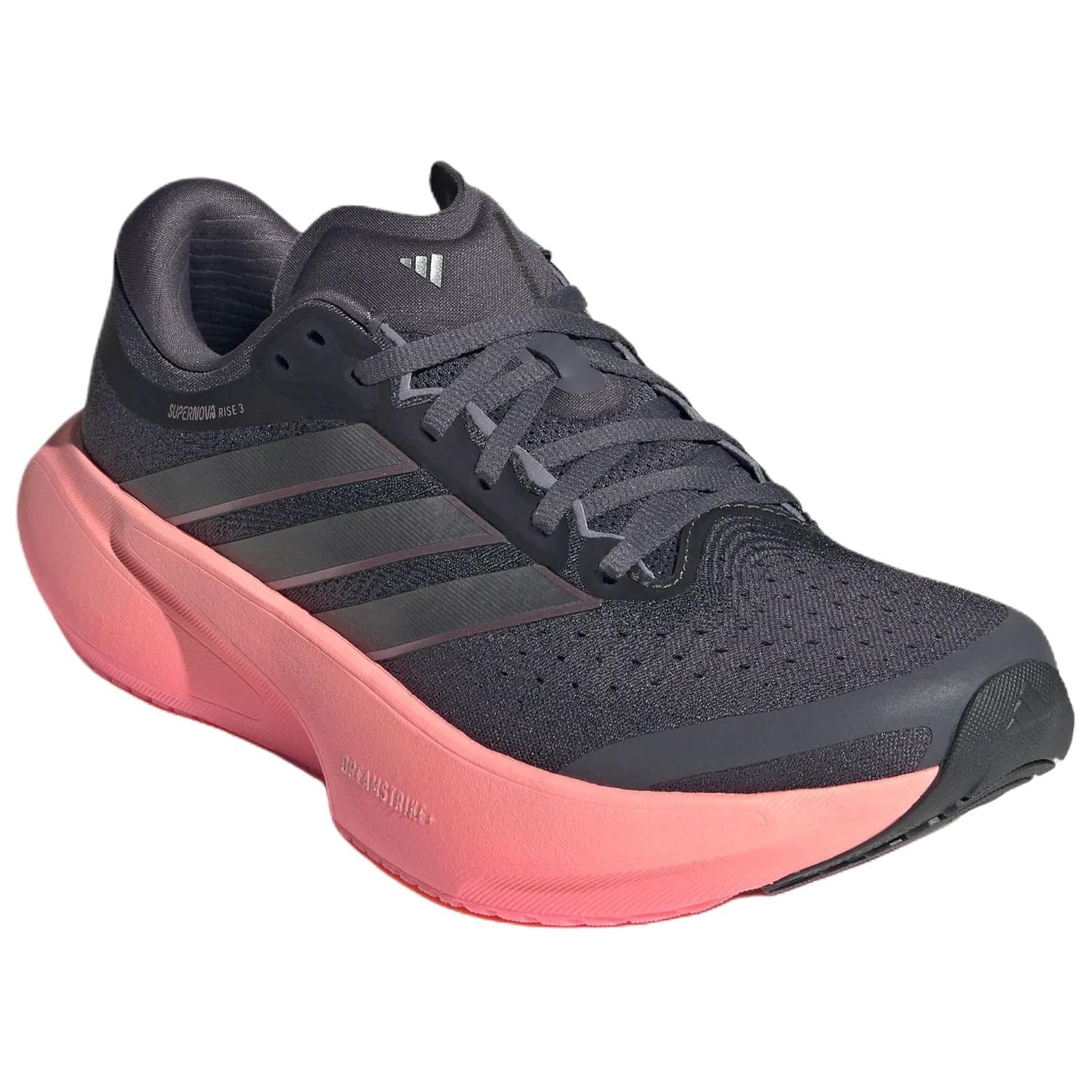 Кроссовки для бега Adidas SUPERNOVA RISE 3 Беговые кроссовки Aurora Серый Неоново-красный Женские - изображение 3