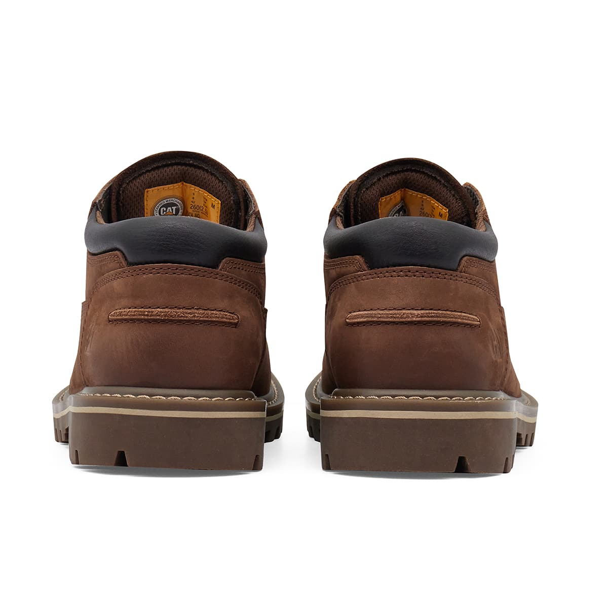 CAT Повседневные кожаные туфли Low Top Коричневый Мужской - изображение 5