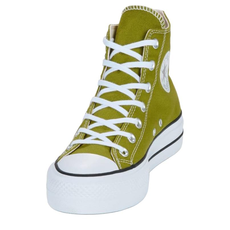 Кеды Converse Chuck Taylor All Star Lift Устойчивые к истиранию высокие кеды женские зеленые - изображение 3