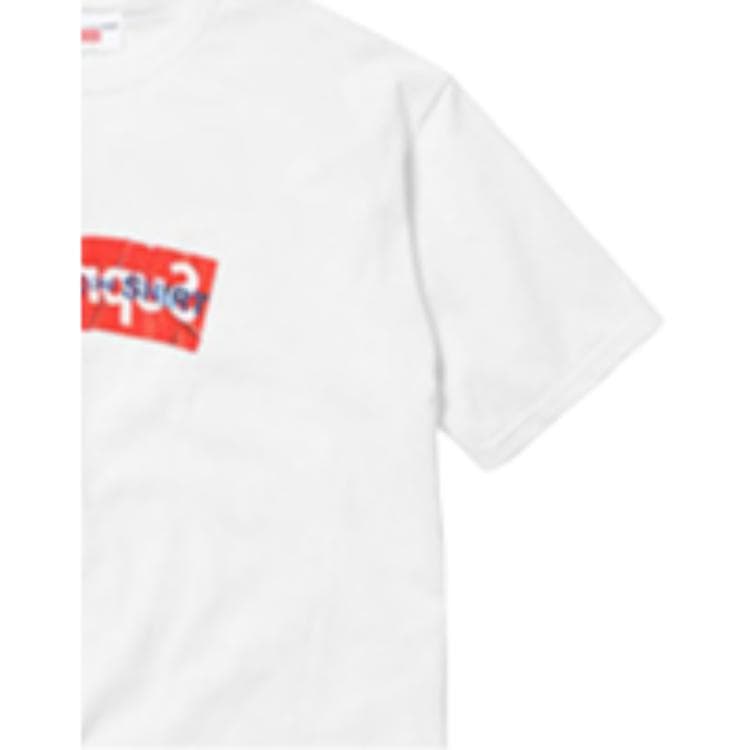 Футболка Supreme x CDG Box Logo Tee White - изображение 7