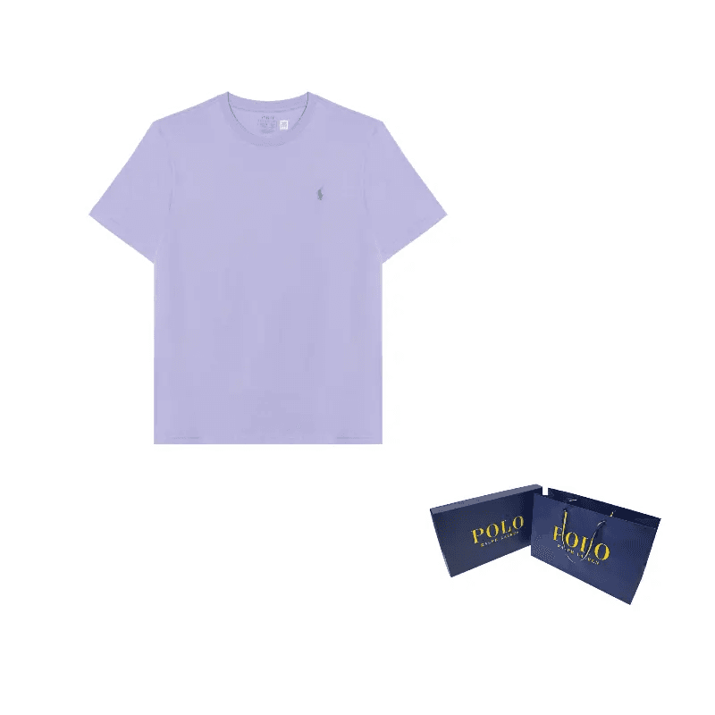 Футболка Polo Ralph Lauren T-рубашка Светлая Лаванда Детская - изображение 8