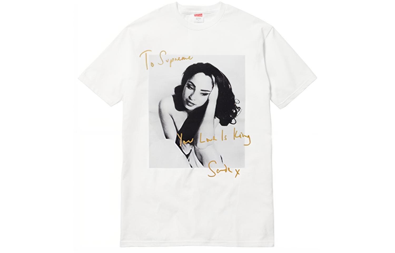 Футболка Supreme SS17 Sade Tee White - изображение 1