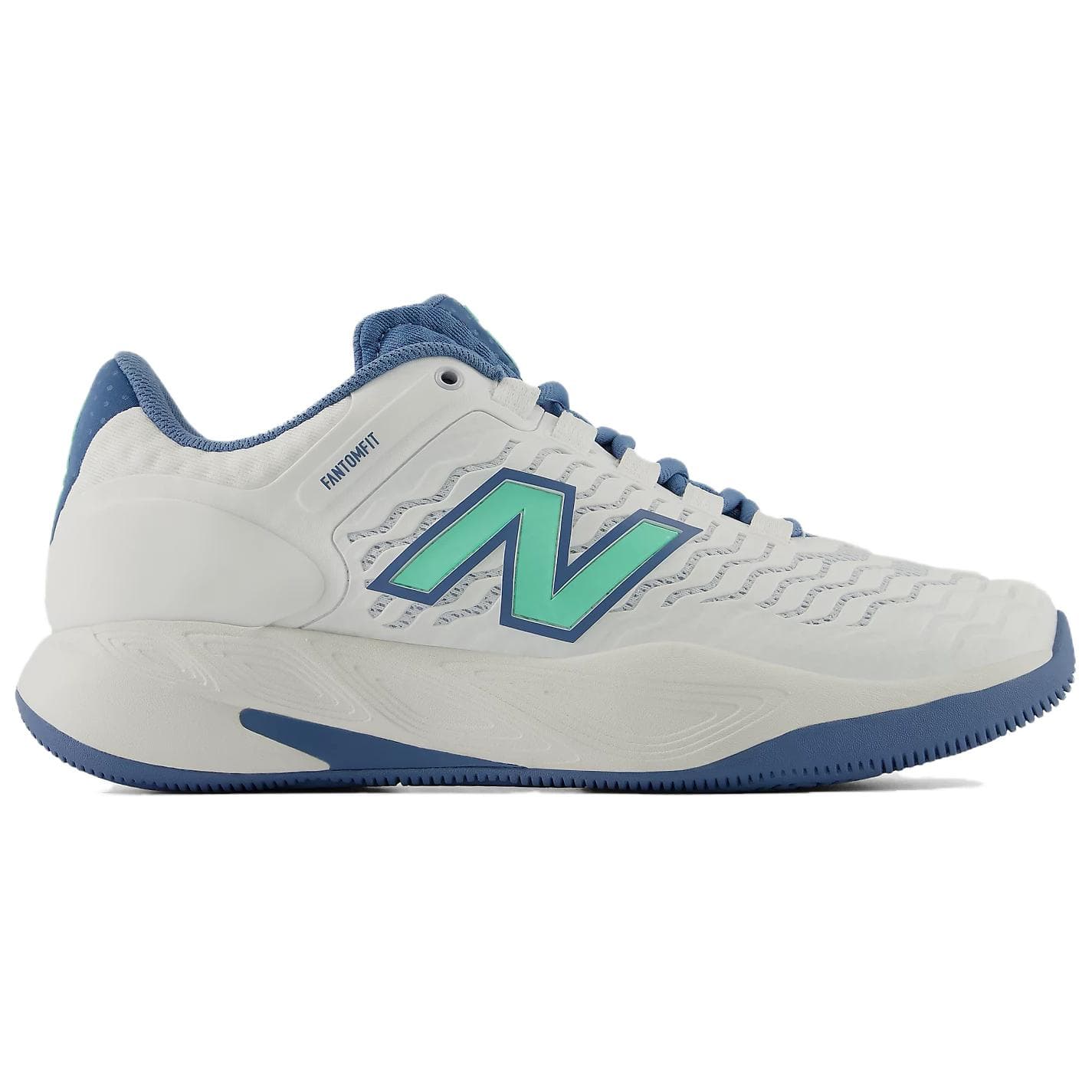 Кроссовки для тенниса New Balance Fresh Foam X CT RALLY V2 Кроссовки для тенниса Низкий Топ Синий Белый Женские - изображение 2