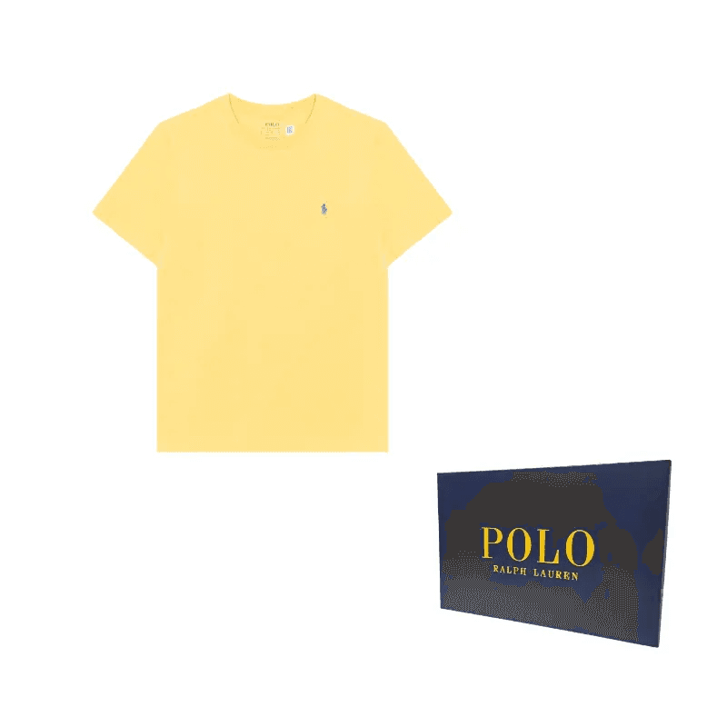 Футболка Polo Ralph Lauren T-рубашка Желтая Детская - изображение 7