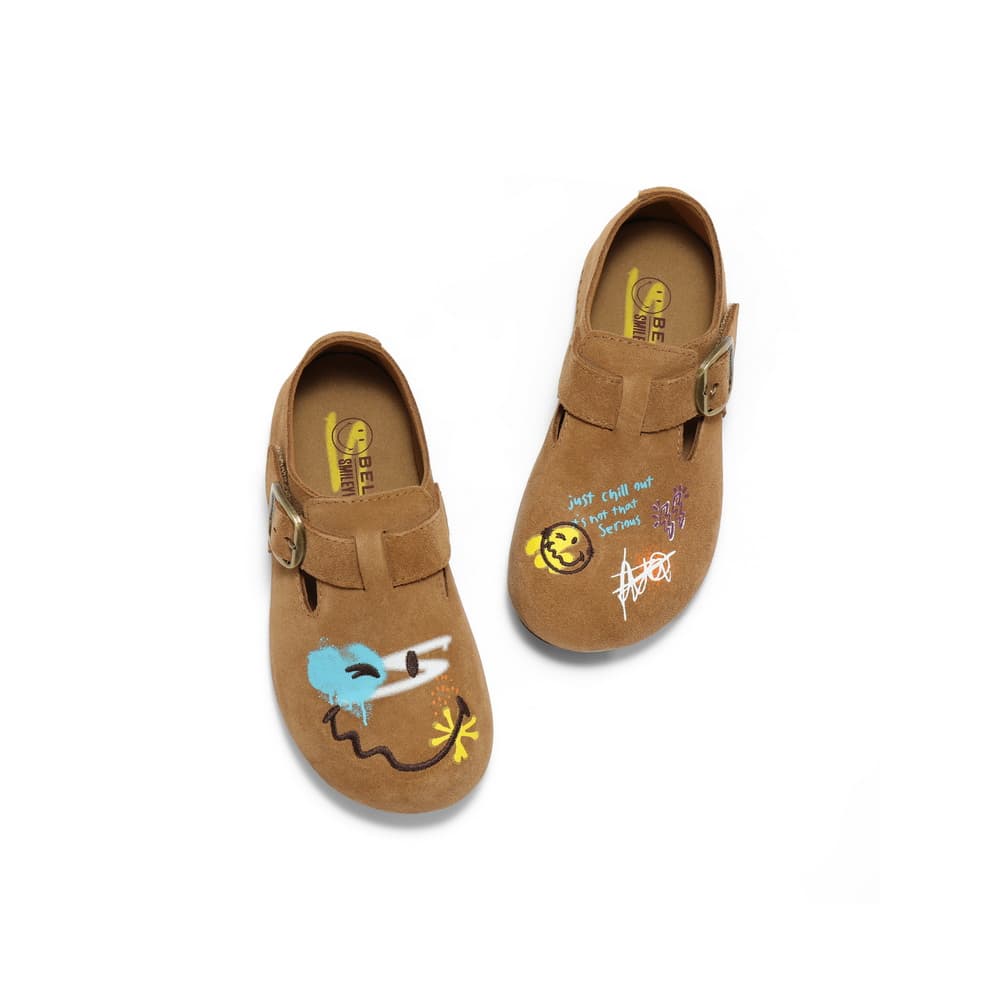 Кроссовки BELLE Детская повседневная обувь Low Топ Коричневый Kids - изображение 3