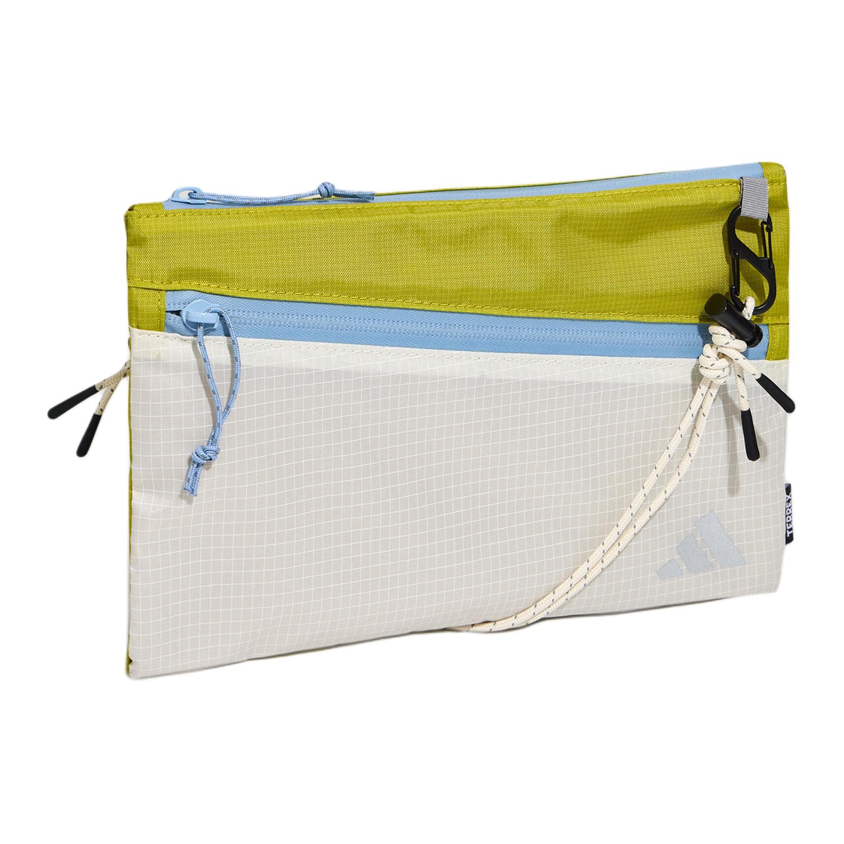 Сумка через плечо Adidas Crossbody сумки Темно-желтый зеленый и сливочный унисекс - изображение 2