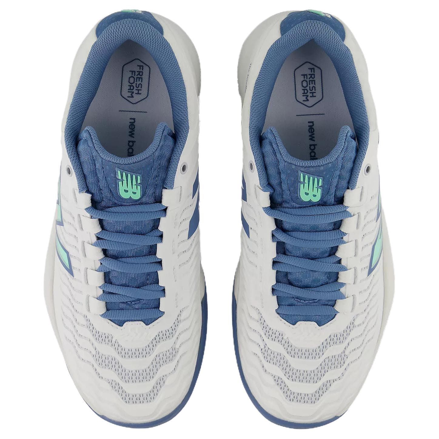 Кроссовки для тенниса New Balance Fresh Foam X CT RALLY V2 Кроссовки для тенниса Низкий Топ Синий Белый Женские - изображение 3
