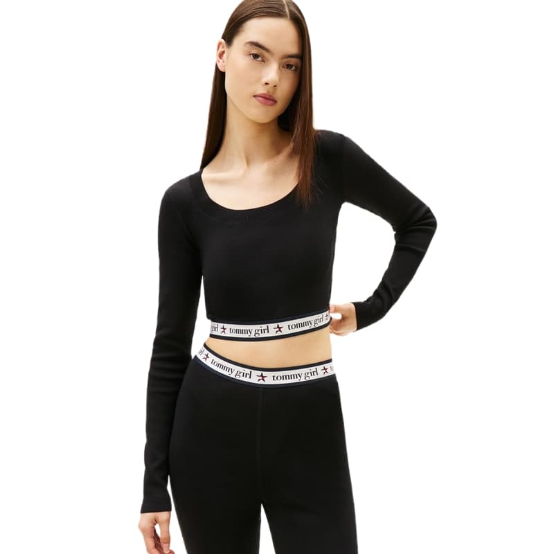 Кофта Tommy Hilfiger Черный BDS Женская Трикотаж - изображение 1