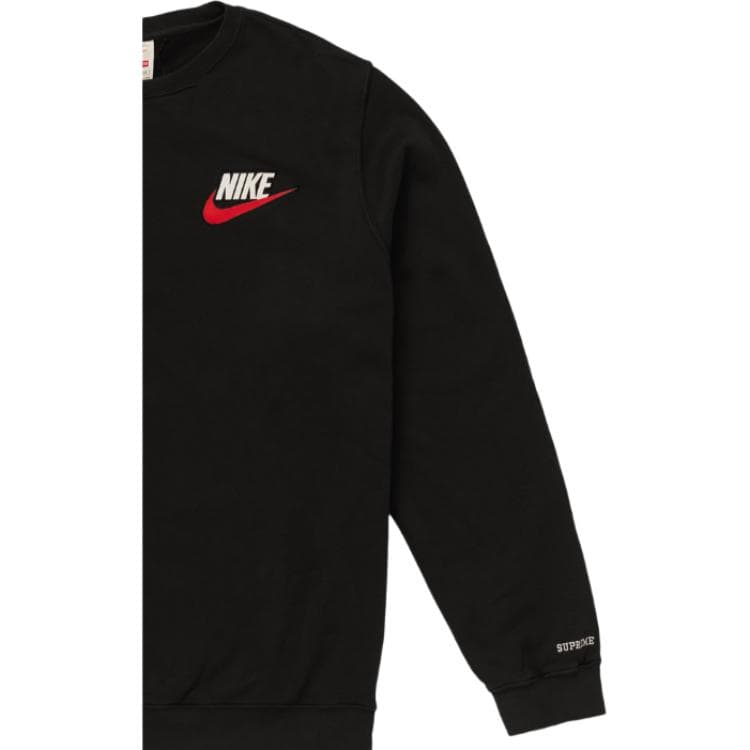 Худи Supreme FW18 x Nike Crewneck Black - изображение 2