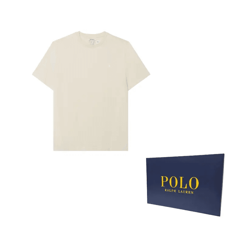 Футболка Polo Ralph Lauren T-рубашка Оригинальная Песочно-желтая Детская - изображение 5