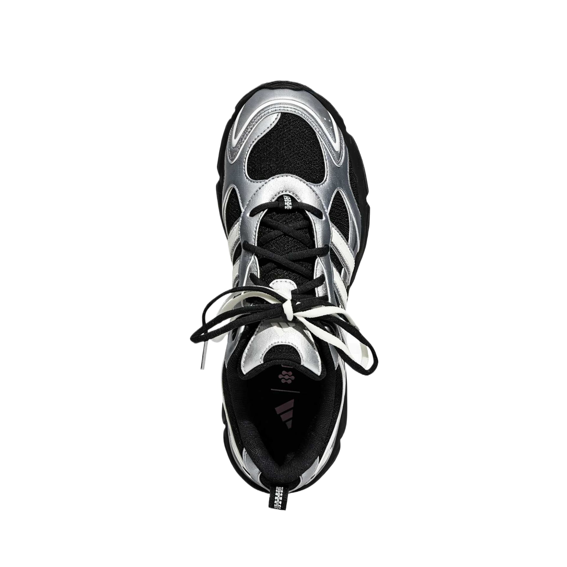 Кроссовки Adidas WHISPER GLIDE Повседневная обувь Низкий Топ Detective Серый Металл Черный Ярко-белый Женские - изображение 4
