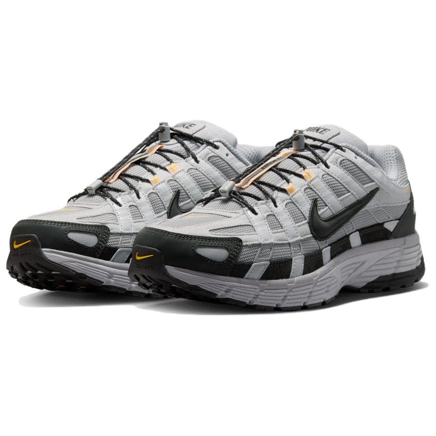 Кроссовки для бега NIKE P 6000 Беговые кроссовки Low Топ Серый черный Унисекс - изображение 3