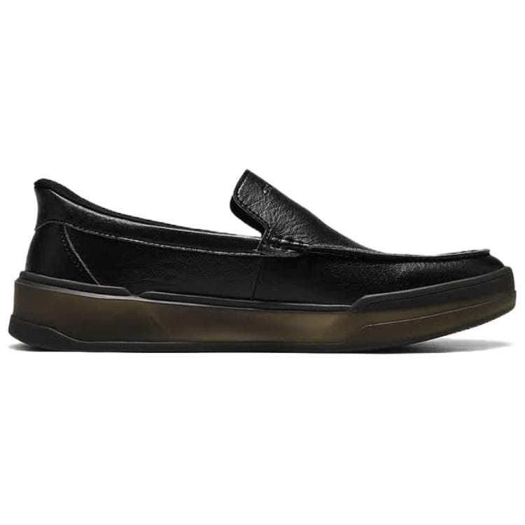 Лоферы SKECHERS MENS USA STREET WEAR Вспышка Кожаные туфли Лоферы Мужской Черный - изображение 2