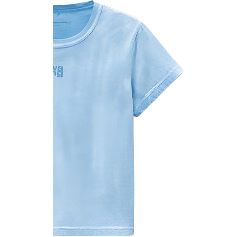 Футболка Alexander Wang Wash Светло-Синие Женские T-Рубашки - изображение 6