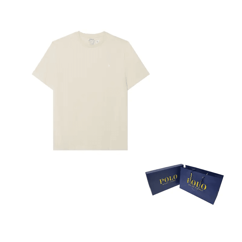 Футболка Polo Ralph Lauren T-рубашка Оригинальная Песочно-желтая Детская - изображение 6