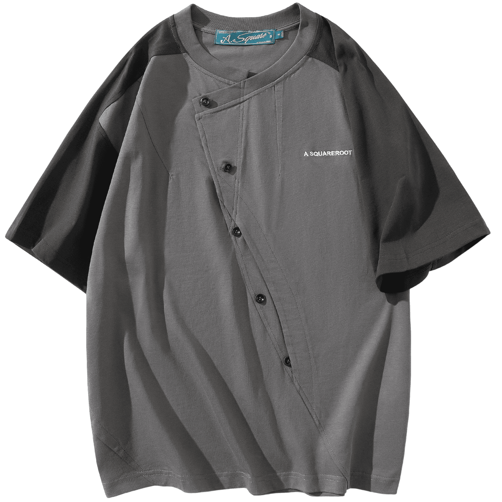 Футболка A SQUARE ROOT Carbon Gray Унисекс T-рубашки - изображение 1