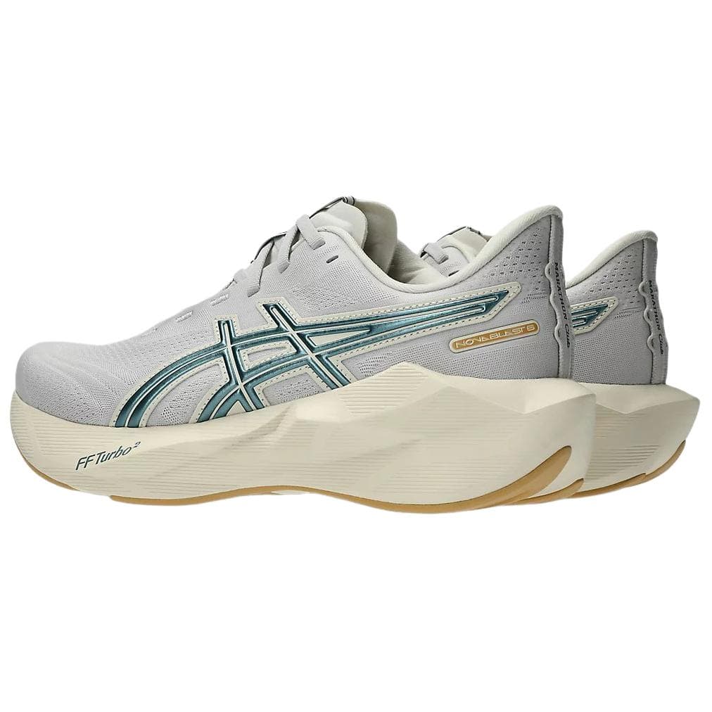 Кроссовки для бега ASICS NOVABLAST 6 Беговые кроссовки Низкий Топ Облачный Серый Туманный Синий Зеленый Унисекс - изображение 3