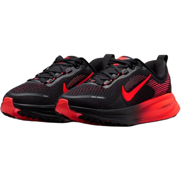 Кроссовки Nike Vomero 18 Детские беговые кроссовки Низкий Топ Черный Красный Kids - изображение 3