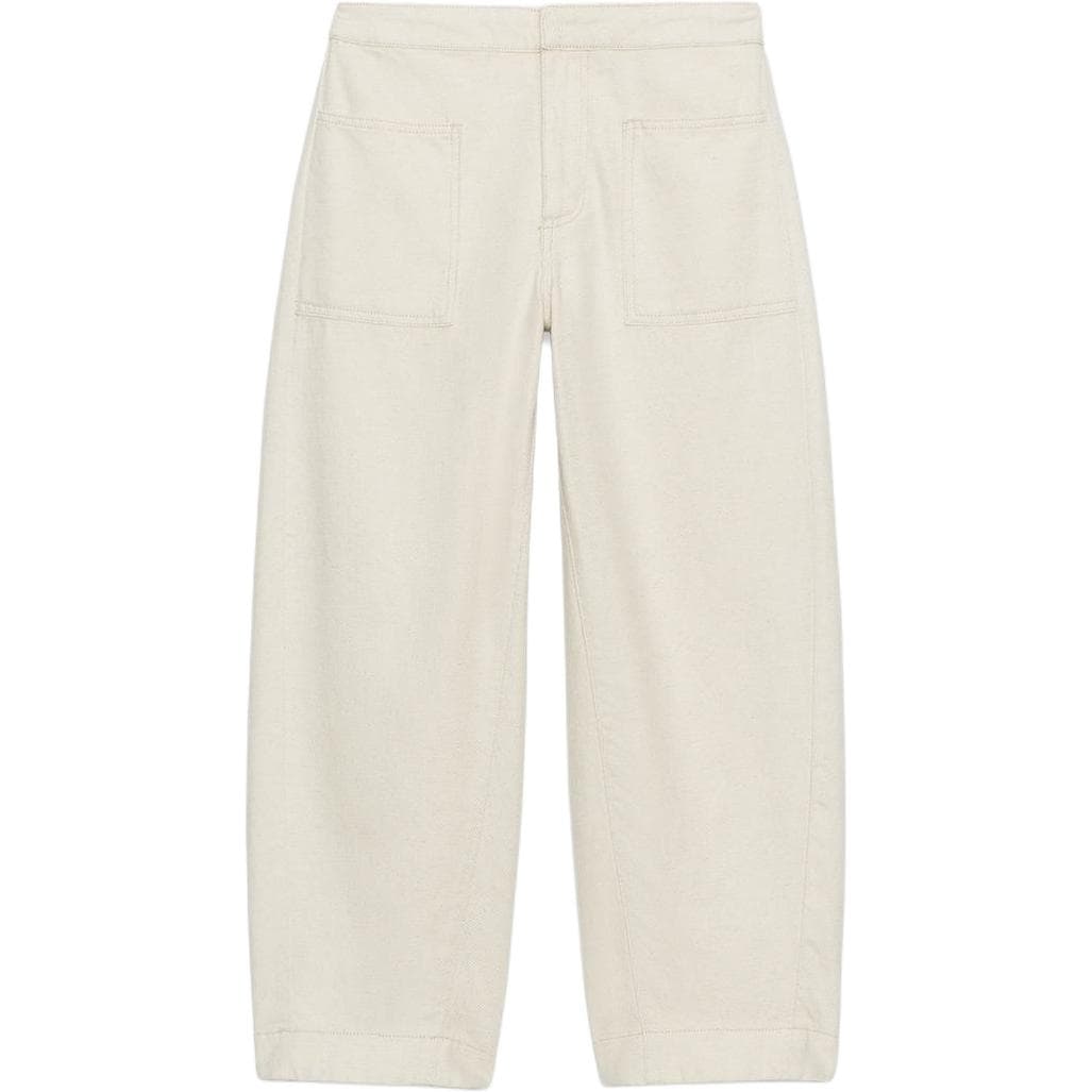 Штаны ZARA ZW Белый Женские Повседневные Брюки - изображение 1