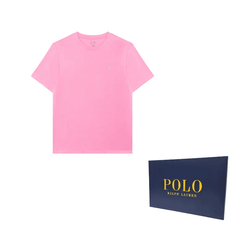 Футболка Polo Ralph Lauren T-рубашка темно-розовая детская - изображение 6