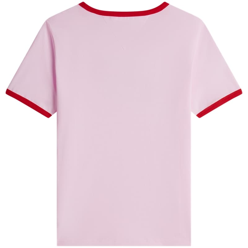 Футболка Tommy Hilfiger Розовый TN9 Женские T-рубашки - изображение 2