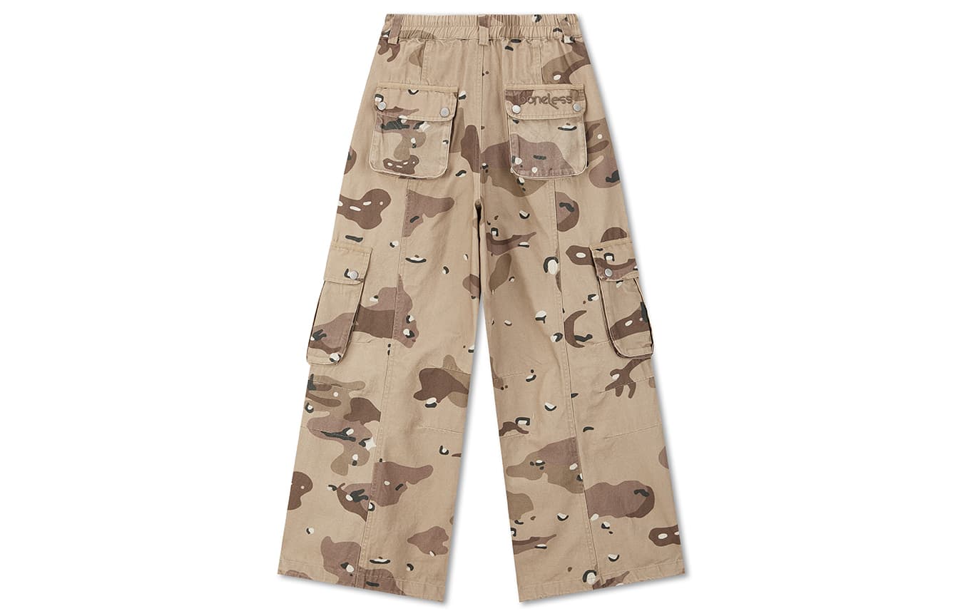 BONELESS Cut Yellow Camouflage Women's Cargo Pants - изображение 2