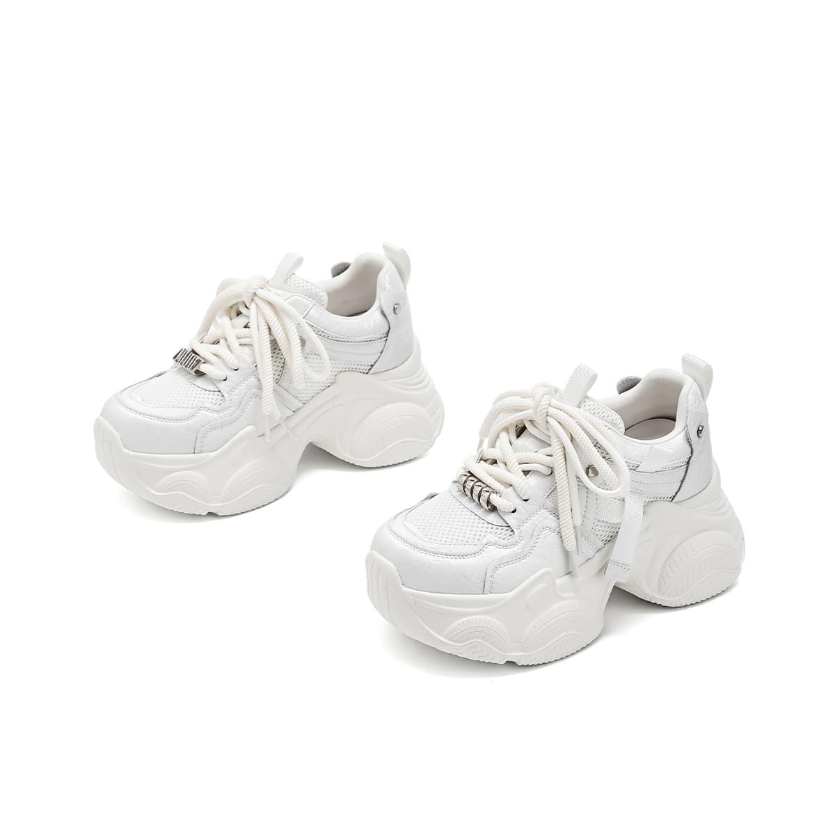 Кроссовки Hotwind массивные кроссовки Low Top Бежевый Женские - изображение 5