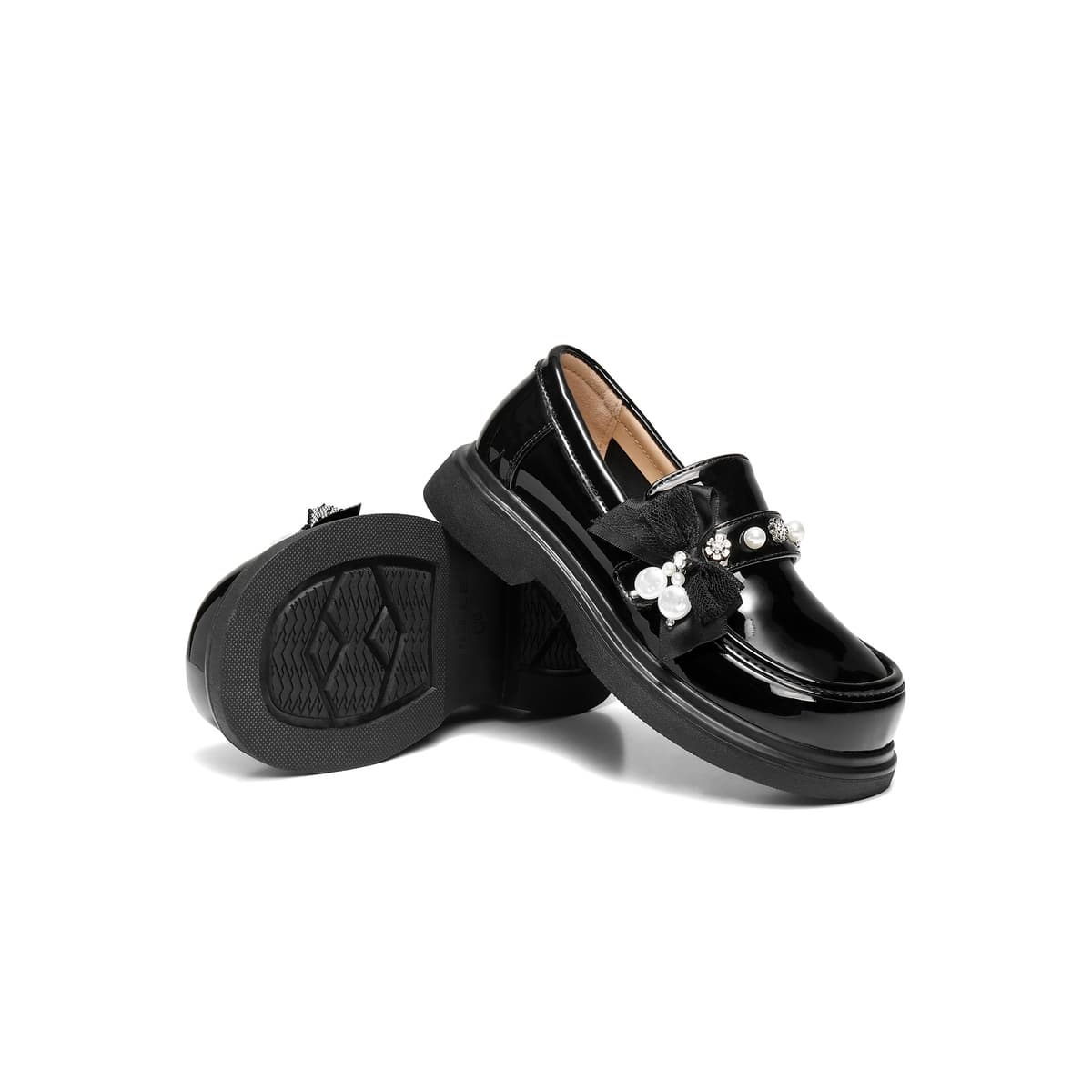 BELLE Детская кожаная обувь Low Top Черный Kids - изображение 5
