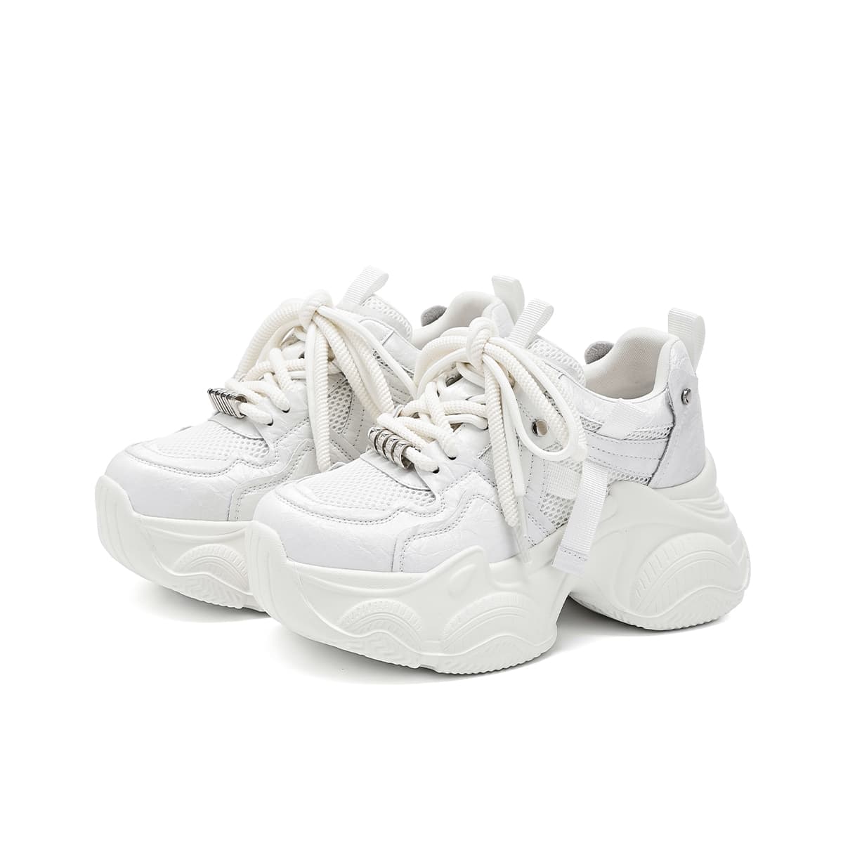Кроссовки Hotwind массивные кроссовки Low Top Бежевый Женские - изображение 3