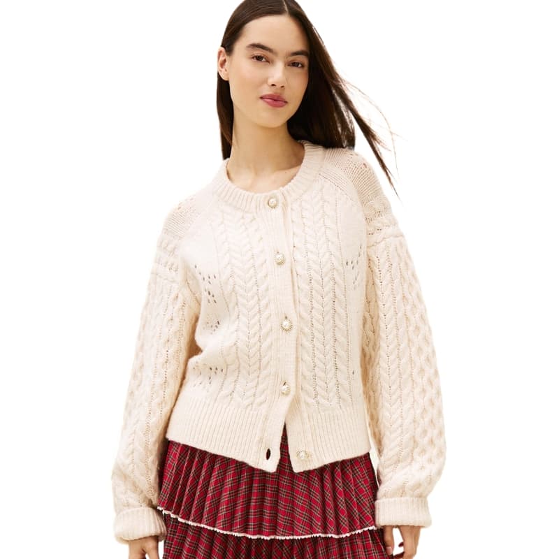 Кофта Tommy Hilfiger Ecru YBH Женская Трикотажная - изображение 1