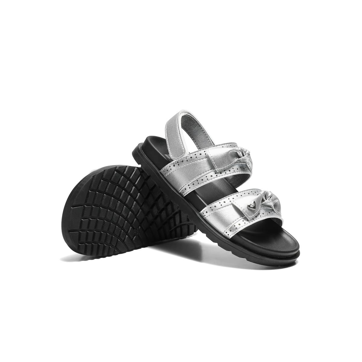 Сандалии BELLE Детские сандалии Low Top Silver Kids - изображение 5
