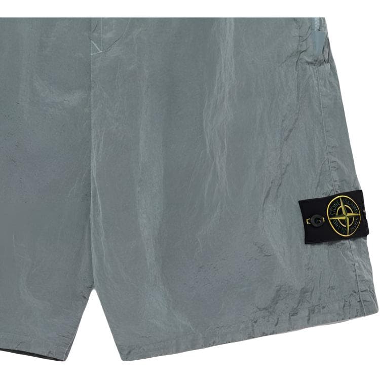 Шорты Stone Island SS23 Nylon Logo Shorts Sky Blue - изображение 5