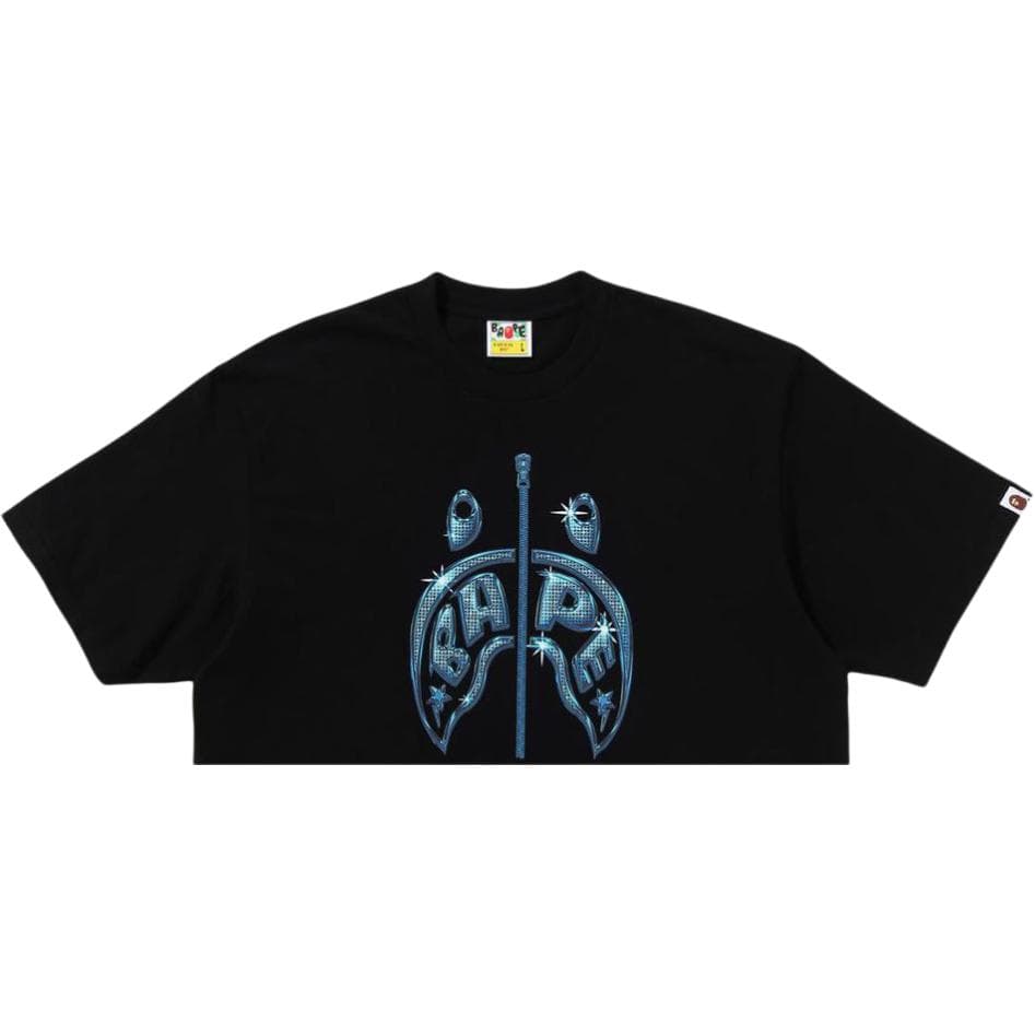 Футболка A BATHING APE X Shark T-Shirt Мужская Черная - изображение 5