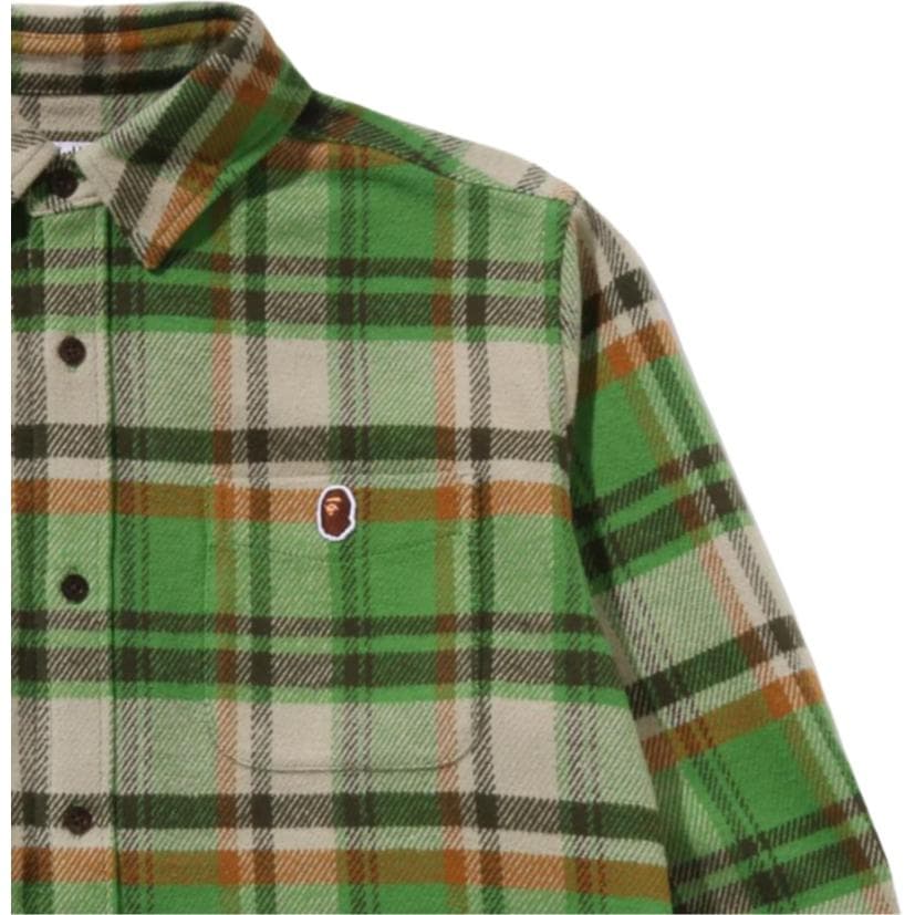 Рубашка A BATHING APE Check FW25 Рубашка Мужская - изображение 8