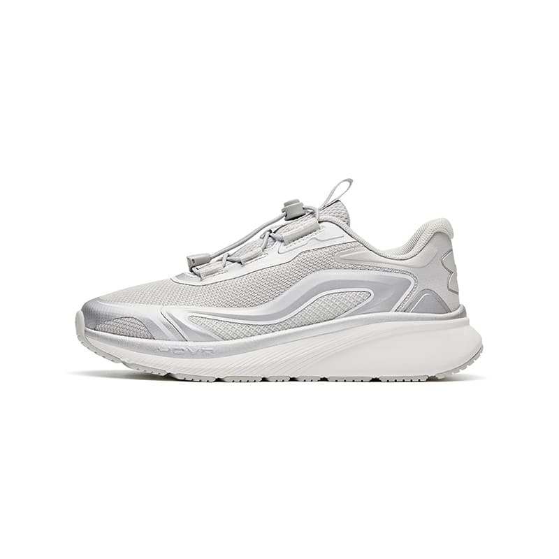 Кроссовки Under Armour Running Collection Детские беговые кроссовки Low Топ Серый серебристый Kids - изображение 1