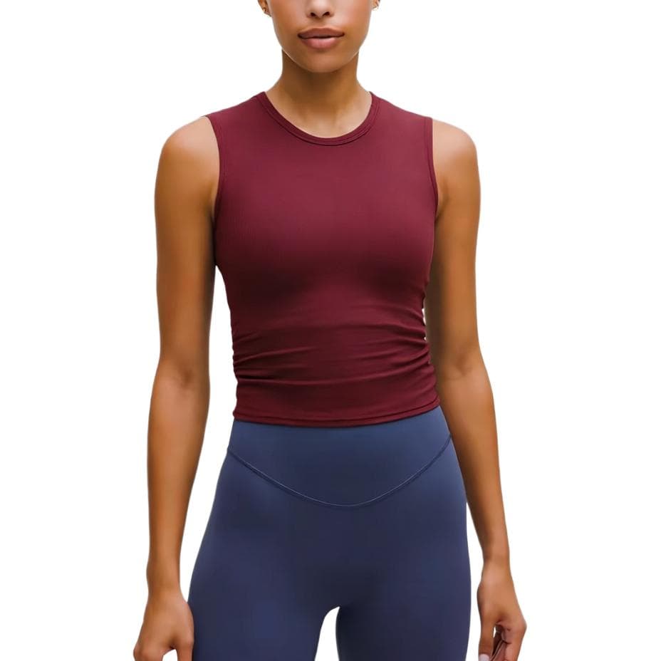 Lululemon Майки для йоги Женские Черные - изображение 21