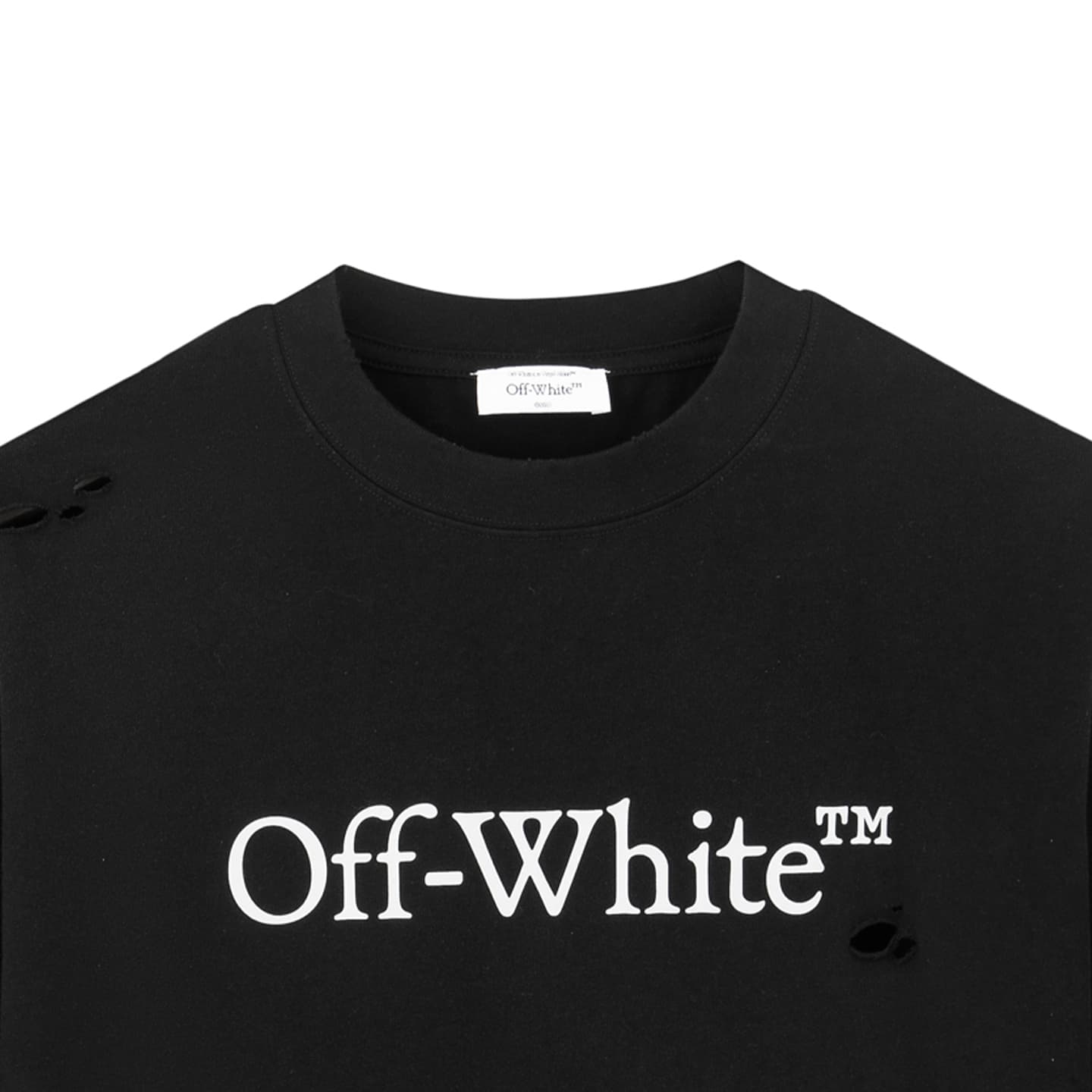 Футболка OFF WHITE Черный Унисекс T-рубашки - изображение 3